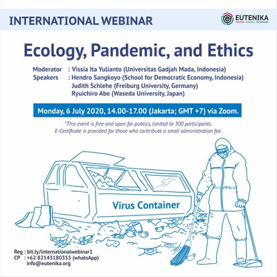 Indonesian-based Webinar on 'Ecology, Pandemic, and Ethics'