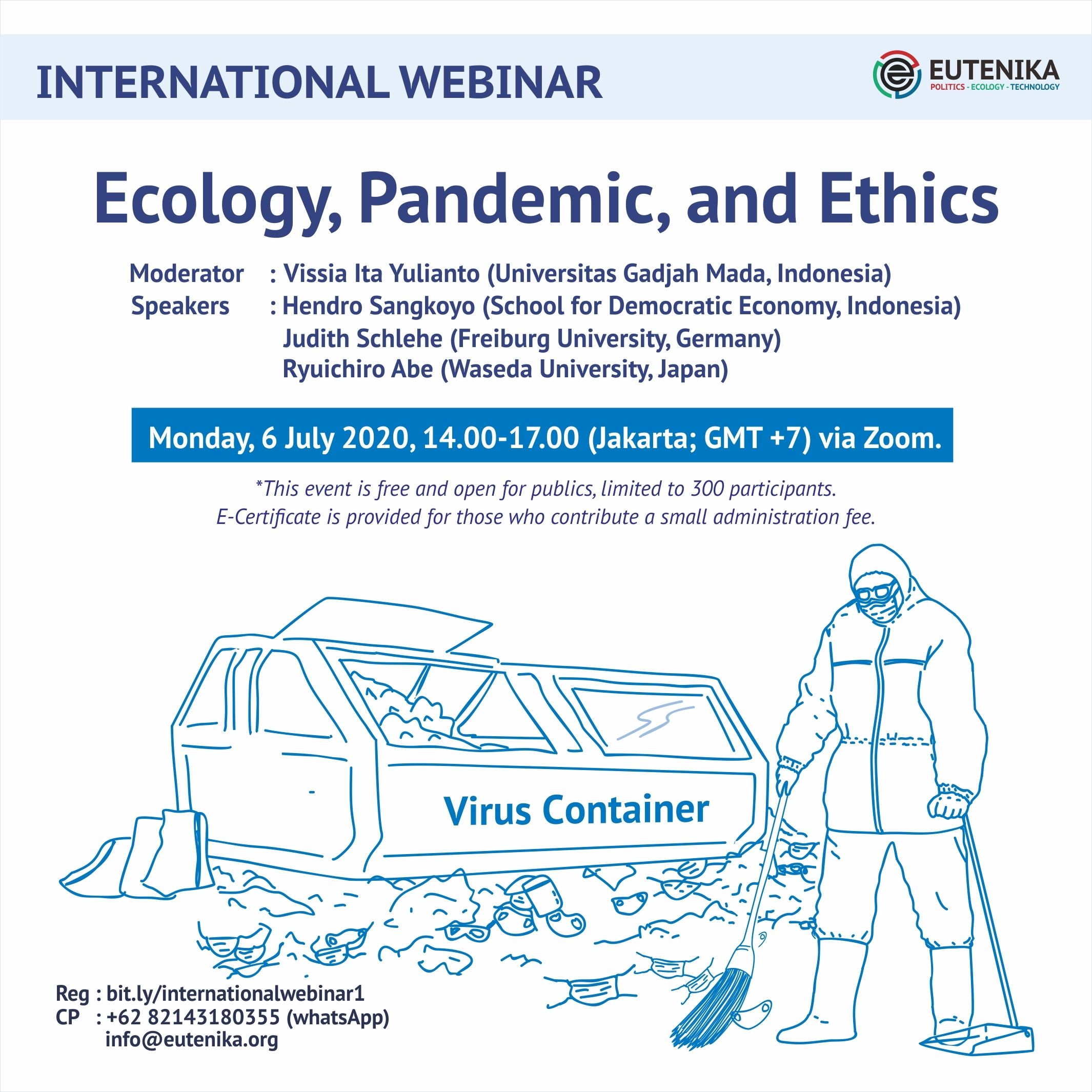 Indonesian-based Webinar on 'Ecology, Pandemic, and Ethics'