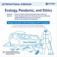 Indonesian-based Webinar on 'Ecology, Pandemic, and Ethics'