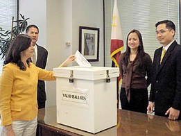 Christl Kessler and Stefan Rother quoted in GMA News: "3 govt agencies join hands to reverse poor OAV turnout"